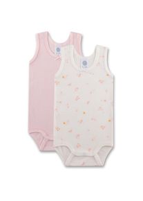 &Auml;rmellose Unterhemde Sanetta DP Body Sleeveless 324629+324630 Kinder (Gr 74 |wei&szlig;)
