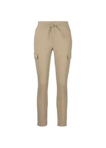 Cargohose UNITED COLORS OF Benetton Gr. 44, N-Gr, grün (khaki) Damen Hosen mit elastischem Bund