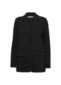 Jackenblazer Fransa "Jackenblazer FRLano" Gr. S, schwarz, Damen, Obermaterial: 66% Viskose LENZINGu00bf ECOVEROu00bf CV LenzEcov. 30% Polyamid PA. 4% Elasthan EL., Blazer