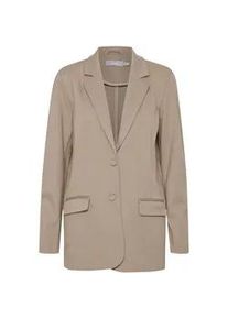 Jackenblazer Fransa "Jackenblazer FRLano" Gr. S, silber (silber mink), Damen, Obermaterial: 66% Viskose LENZINGu00bf ECOVEROu00bf CV LenzEcov. 30% Polyamid PA. 4% Elasthan EL., Blazer