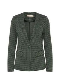 Kurzblazer Fransa "Kurzblazer FRBLENDA BLA 1" Gr. XXL, grün (laurel wreath jac ma24 01h), Damen, Obermaterial: 74% Polyester PES. 21% Viskose LENZING ECOVERO CV LenzEcov. 5% Elasthan EL., Blazer