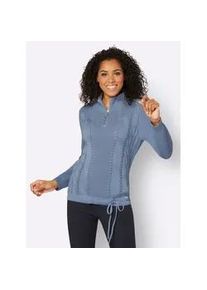 Strickpullover Casual Looks "Pullover" Gr. 48, blau (bleu) Damen Pullover