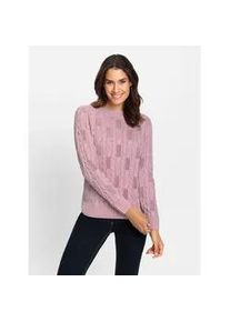 Strickpullover Inspirationen "Pullover" Gr. 48, rosa (rosé) Damen Pullover