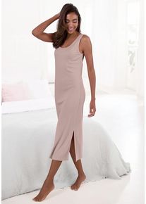 Vivance Dreams Trägerkleid pink Gr. 32/34 für Damen. Mit Rundhals. Bequem