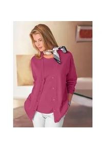 Classic Dog Strickpullover CLASSIC "Twinset" Gr. 40, pink (fuchsia) Damen Pullover Twinset