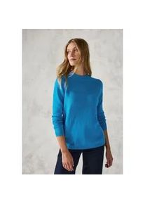 Strickpullover Cecil Gr. XS (36), blau (dynamic aqua melange) Damen Pullover mit Rundhals