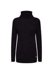 Strickpullover oxmo "Strickpullover OXNanna" Gr. XL, schwarz Damen Pullover