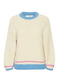 Strickpullover B.Young "Strickpullover BYOma" Gr. XS, beige (birch mix) Damen Pullover