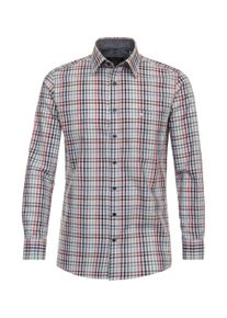 Casamoda Herren Langarmhemd "Casamoda Freizeithemd kariert", rot, Gr. XL, kariert, 100% Baumwolle, Hemden