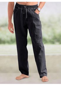 CLASSIC Herren Schlupfhose, schwarz, Gr. 27, unifarben, 100% Baumwolle, Hosen