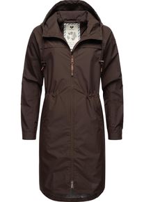 Ragwear Damen Outdoorjacke "Belinka", braun, Basic, Gr. S, Obermaterial: 100% Polyester, Innenfutter: 100% Polyester, Jacken, Wasserdichte lange und