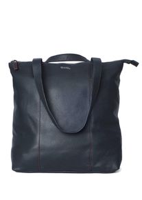 vargu Cityrucksack "Hana 1", blau, Leder, casual, Rucksäcke, Shopper-Rucksack aus LWG zertifiziertem Leder
