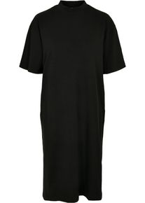 Urban Classics Damen Shirtkleid "Urban Classics Damen Ladies Organic Long Oversized Tee Dress", schwarz, klassisch, Gr. L, unifarben, 100% Baumwolle,