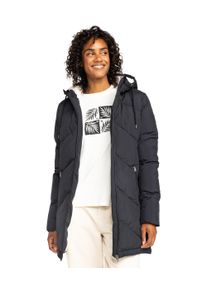 Roxy Damen Steppjacke "BETTER WEATHER", grau, sportlich, Gr. XS, Obermaterial: 100% Polyester, Jacken, extra Länge
