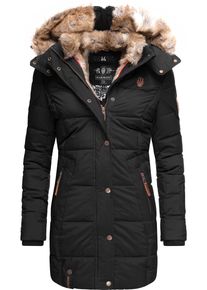 Marikoo Damen Wintermantel "Lieblings Jacke", schwarz, casual, Gr. S, Oberstoff: 100% Polyester, Futter: 100% Polyester, Wattierung: 100% Polyester,