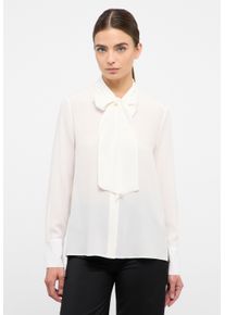 Eterna Damen Hemdbluse "LOOSE FIT", weiß, modisch, Gr. 44, 100% Seide, Blusen