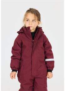 ZIGZAG Kinder Schneeoverall "Vally", rot, casual, Gr. 110, 100% Polyester, Overalls, mit wasser- und winddichter TPU-Membran