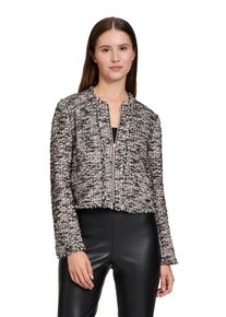 Betty Barclay Damen Jackenblazer "Betty Barclay Blazer-Jacke mit Fransen", schwarz, modisch, Gr. 44, Obermaterial: 55% Baumwolle, 40% Polyester, 5%