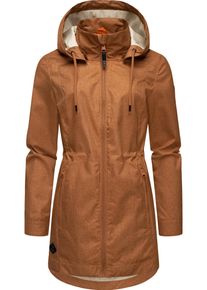 Ragwear Damen Kurzmantel "Dakkota II", braun, modisch, Gr. 4XL, Obermaterial: 100% Polyester, Innenfutter: 100% Polyester, Mäntel, Wasserdichter