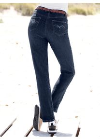 Casual Looks Damen 5-Pocket-Jeans, blau, Gr. 18, unifarben, 78% Baumwolle, 20% Polyester, 2% Elasthan, Jeans