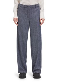 BETTY & CO BETTY & CO Damen Anzughose "Betty & Co Anzughose mit weitem Bein", blau, modisch, Gr. 38, Obermaterial: 75% Polyester, 23% Viskose, 2% Elasthan.,