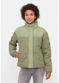 Bench. Damen Steppjacke "JORGIA", grün, casual, Gr. 46, unifarben, Web, Obermaterial: 100% Polyester, Jacken