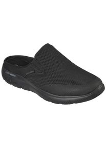 Skechers Herren Clog "SUMMITS", Gr. 41, schwarz, Textil, sportlich, Schuhe, Sommerschuh, Schlappen, Urlaub, im sportiven Look