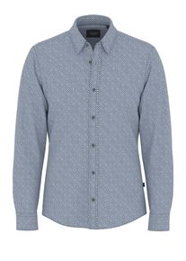 JOOP! JOOP JEANS Herren Langarmhemd "Hanson3-W", blau, casual, Gr. L, unifarben, Web, Obermaterial: 70% Baumwolle, 30% Polyester, Hemden, Etikett seitlich