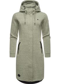 Ragwear Damen Kurzmantel "Letti Long", grün, sportlich, Gr. XXL, Fleece, Obermaterial: 54% Polyester, 41% Baumwolle, 5% Viskose, Mäntel,