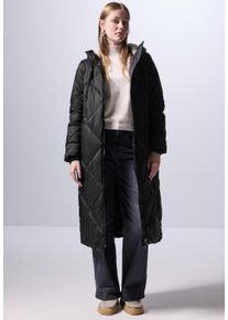 Damen Steppmantel, schwarz, casual, Gr. 34, STREET ONE STUDIO, unifarben, Stoff, Obermaterial: 100% Nylon; Futter: 100% Polyester; Füllung: 100%