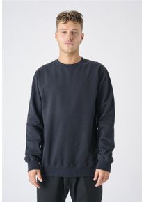 Cleptomanicx Herren Sweatshirt "Ligull", schwarz, casual, Gr. XL, meliert, 100% Baumwolle, Sweatshirts, mit kleiner Möwen-Stickerei