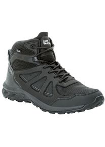 Jack Wolfskin Wanderschuh "WOODLAND 2 TEXAPORE MID M", Gr. 48, schwarz, Synthetik, Textil, sportlich, Schuhe, wasserdicht