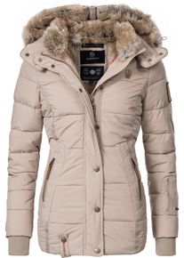 Marikoo Damen Winterjacke "Nekoo", grau, modisch, Gr. S, Oberstoff: 100% Polyester, Futter: 100% Polyester, Wattierung: 100% Polyester, Ärmelfutter: