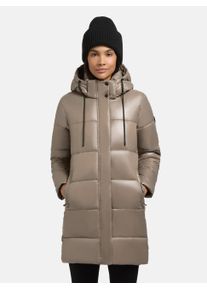 Khujo Damen Steppjacke "Jadet2-YM", beige, casual, Gr. XL, Material: 100% Nylon, Futter: 100% Nylon, Wattierung: 100% Polyester, Jacken, Schimmernder