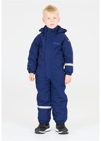 ZIGZAG Kinder Schneeoverall "Vally", blau, casual, Gr. 140, 100% Polyester, Overalls, mit wasser- und winddichter TPU-Membran