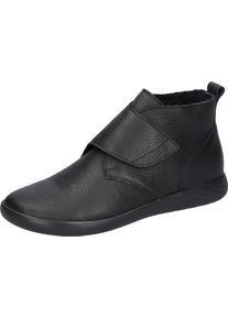 Waldläufer WALDLÄUFER Damen Klettboot "H-CLOÉ", Gr. 4,5, schwarz, Nappaleder, unifarben, klassisch, Schuhe, Winterboots, Stiefelette, Komfortschuh in