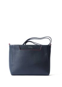 vargu Damen Umhängetasche "Sandrin 1", blau, Leder, Taschen, LGW zertifiziertes Leder