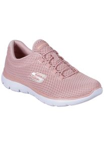 Skechers Damen Slip-On Sneaker "Summits", Gr. 35, rosa, Textil, Synthetik, sportlich, Schuhe, Slipper, Freizeitschuh, Komfortschuh mit gepolstertem