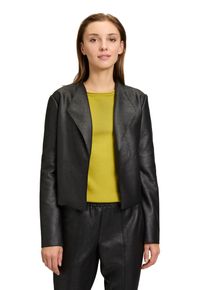 Cartoon Damen Jackenblazer "Cartoon Blazer-Jacke mit offenem Saum", schwarz, modisch, Gr. 40, Obermaterial: 95% Polyester, 5% Elasthan., Blazer,