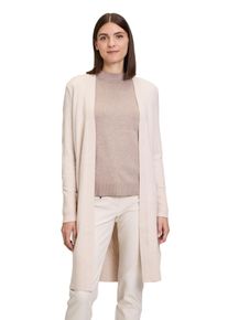 Betty Barclay Damen Strickjacke "Betty Barclay Longstrickjacke mit aufgesetzten Taschen", beige, casual, Gr. 36, Strick, Obermaterial: 50% Viskose,