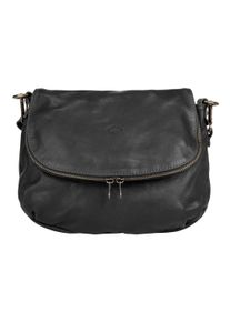 Pike PIKÉ Damen Umhängetasche, schwarz, Leder, gepflegt, Taschen, echt Leder, Made in Italy