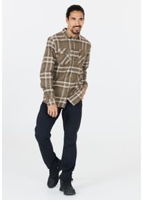 WHISTLER Herren Fleeceshirt "Jamba", beige, casual, Gr. L, mehrfarbig, 100% Baumwolle, Shirts, aus atmungsaktivem Flannel