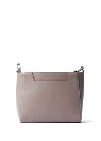 vargu Damen Umhängetasche "Sandrin 1", grau, Leder, Taschen, LGW zertifiziertes Leder