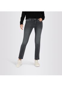 MAC Damen Stretch-Jeans "Melanie", grau, feminin, Gr. 36, Denim/Jeans, Obermaterial: 92% Baumwolle, 6% Polyester, 2% Elasthan, Jeans, Gerade