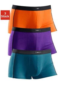 H.I.S. H.I.S Herren Hipster, Gr. 4, bunt, Jersey, Obermaterial: 95% Baumwolle, 5% Elasthan, unifarben, Unterhosen, knapp sitzende Boxershorts aus