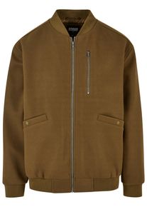 Urban Classics Herren Bomberjacke "Urban Classics Herren Bomber Blouson", grün, casual, Gr. XL, unifarben, 100% Polyester, Jacken