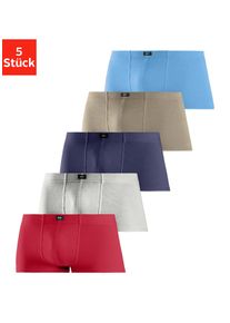 H.I.S. H.I.S Herren Hipster, Gr. 3, bunt, Jersey, Obermaterial: 95% Baumwolle, 5% Elasthan, unifarben, Unterhosen, knapp sitzende Boxershorts aus