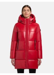 Khujo Damen Steppmantel "Haya Shiny-YM", gelb, Basic, Gr. XXL, Obermaterial: 100% Polyester, Beschichtung: 100% Polyurethan, Futter: 100% Nylon,