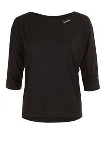 WINSHAPE Damen 3/4-Arm-Shirt "MCS004", schwarz, Gr. XS, 50% Modal, 50% Baumwolle, Shirts, Ultra leicht