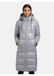 Khujo Damen Steppmantel "Shane2-YM", blau, modisch, Gr. XL, Obermaterial: 100% Nylon, Innenfutter: 100% Nylon, Wattierung: 100% Polyester, Mäntel,